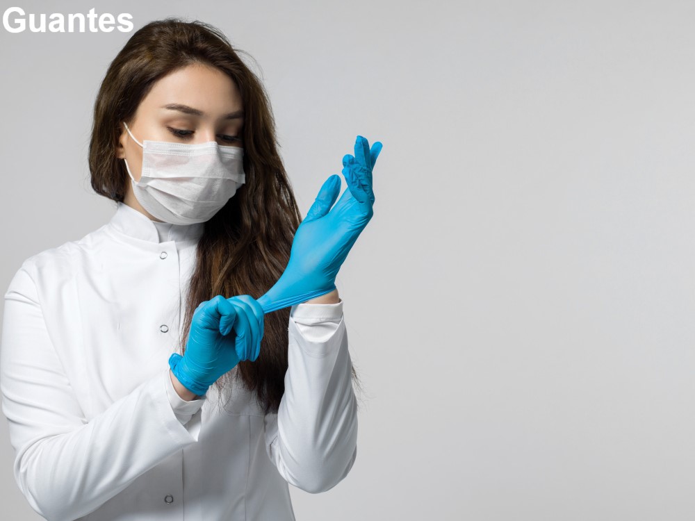 Guantes médicos látex vinilo cirugía 